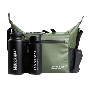 Legion Gear Insulated Cooler Bag & Bottle Bundle - Green